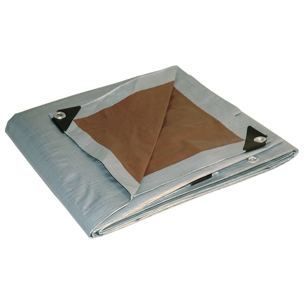 Dry Top Heavy Duty Tarp, 26 ft x 40 ft, Brown 22640 - main
